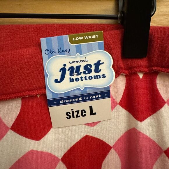 Y2K Old Navy Sz Large Mid Rise Tight Flare Heart Legging Sweatpants Deadstock - Picture 8 of 10